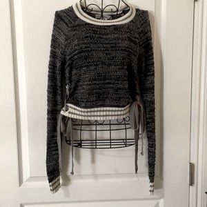 Long sleeve crop sweater